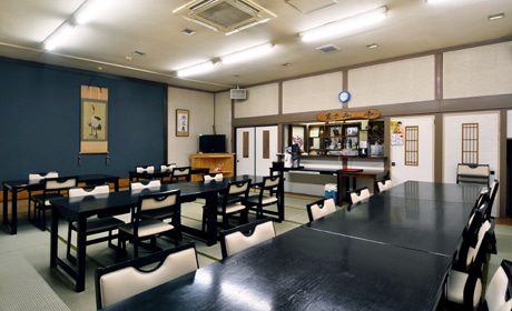 写真:会食場